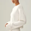 Cashmere Embrace Pullover – Ivory
