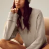 Cashmere Embrace Pullover – Oat Heather
