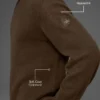 Cashmere Reform Langarmshirt – Espresso
