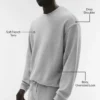 Chill Pullover mit Rundhalsausschnitt – Athletic Heather Grey