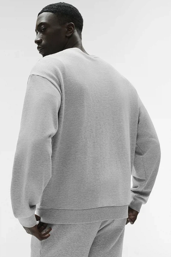 Chill Pullover mit Rundhalsausschnitt – Athletic Heather Grey