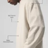 Chill-Pullover mit Rundhalsausschnitt – Beige