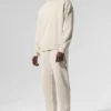Chill-Pullover mit Rundhalsausschnitt – Beige