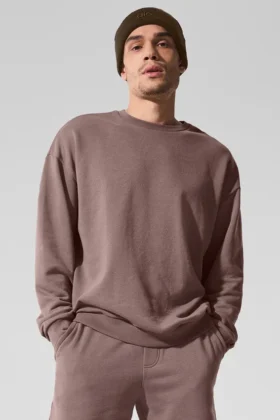 Chill-Pullover mit Rundhalsausschnitt – Mushroom