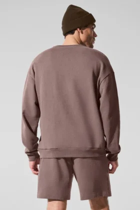 Chill-Pullover mit Rundhalsausschnitt – Mushroom