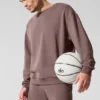 Chill-Pullover mit Rundhalsausschnitt – Mushroom