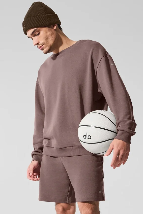 Chill-Pullover mit Rundhalsausschnitt – Mushroom