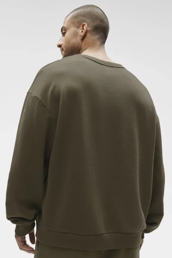 Chill-Pullover mit Rundhalsausschnitt – Olive Tree