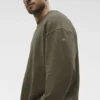 Chill-Pullover mit Rundhalsausschnitt – Olive Tree