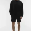 Chill Pullover mit Rundhalsausschnitt – Schwarz