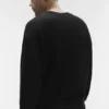 Chill Pullover mit Rundhalsausschnitt – Schwarz