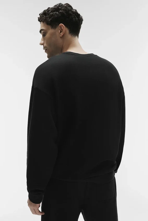 Chill Pullover mit Rundhalsausschnitt – Schwarz