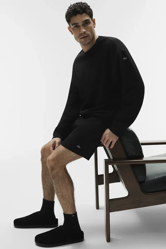 Chill Pullover mit Rundhalsausschnitt – Schwarz