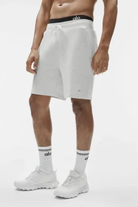 Chill Shorts – Weiß meliert