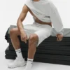 Chill Shorts – Weiß meliert