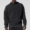Chill Vintage Wash Hoodie – Black Wash