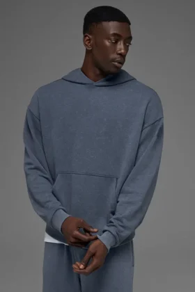 Chill Vintage Wash Hoodie – Bluestone Wash