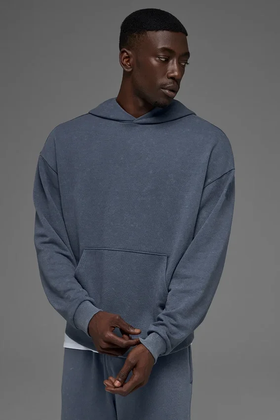 Chill Vintage Wash Hoodie – Bluestone Wash