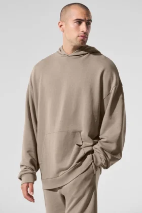 Chill Vintage Wash Hoodie – Gravel Wash