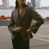 Cinch-Blazer – Olive Tree