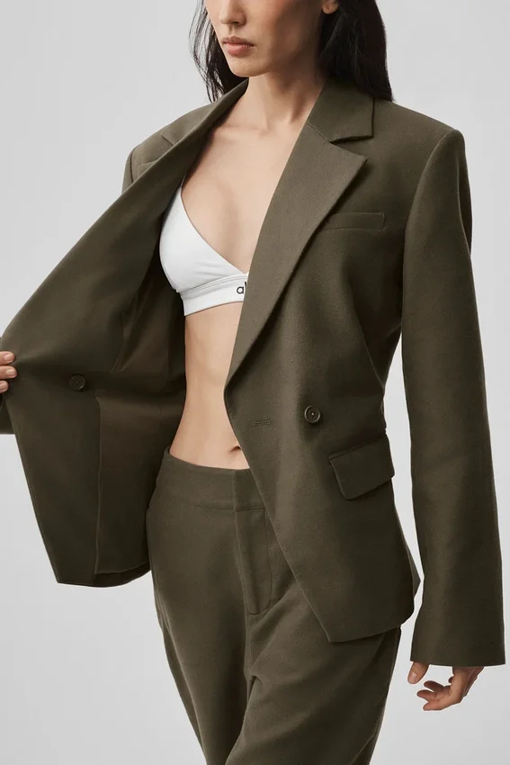 Cinch-Blazer – Olive Tree