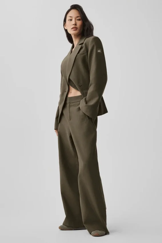 Cinch-Blazer – Olive Tree