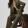 Cinch-Blazer – Olive Tree