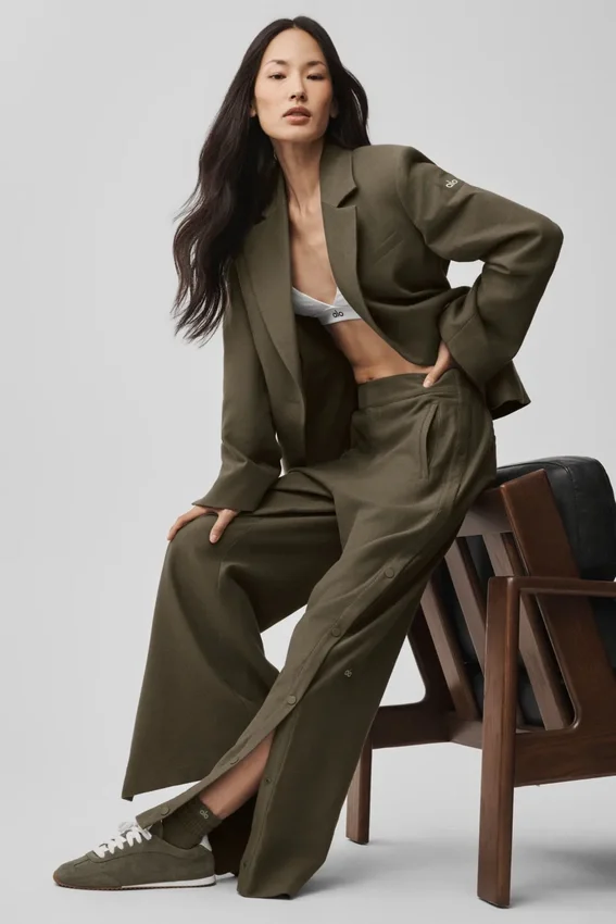 Cinch-Blazer – Olive Tree