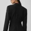 Cinch-Blazer – Schwarz
