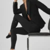 Cinch-Blazer – Schwarz