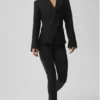 Cinch-Blazer – Schwarz