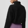 City Girl-Jacke aus doppelseitiger Wolle – Schwarz