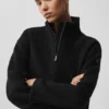 City Girl-Jacke aus doppelseitiger Wolle – Schwarz