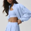 Clubhouse-Jacke – Helles Provence-Blau