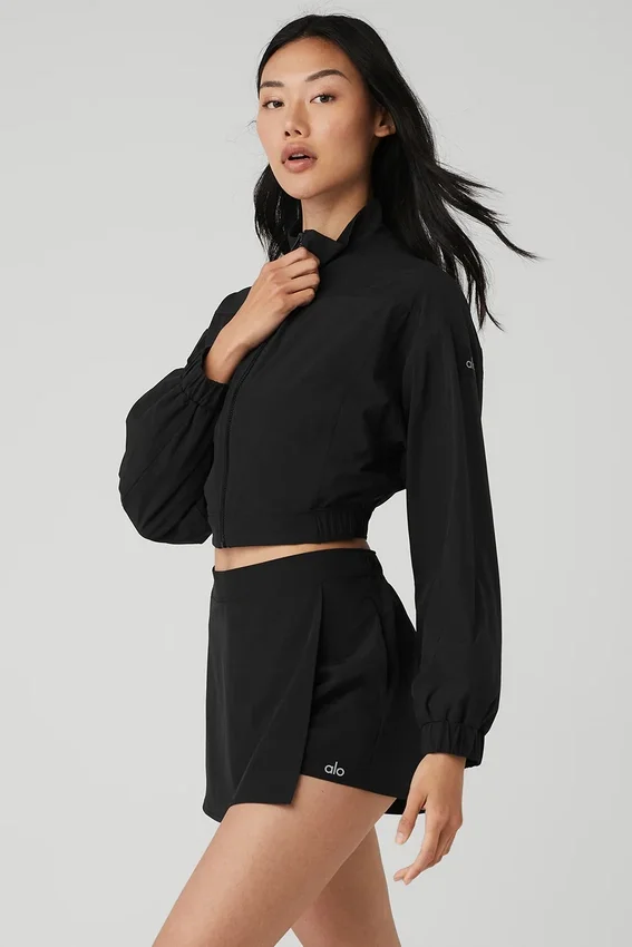 Clubhouse-Jacke – Schwarz