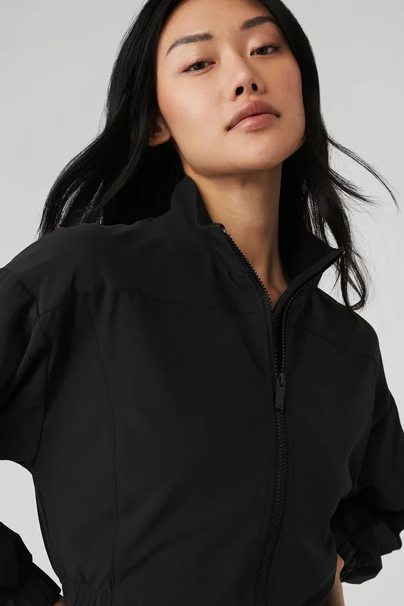 Clubhouse-Jacke – Schwarz