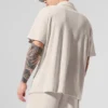 Coastal Terry Button-up – Bone