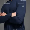 Conquer 1/4-Reißverschluss Reform Langarmshirt – Marineblau