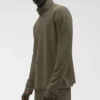 Conquer 1/4-Reißverschluss Reform Langarmshirt – Olive Tree