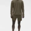 Conquer 1/4-Reißverschluss Reform Langarmshirt – Olive Tree