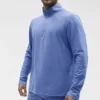 Conquer 1/4-Reißverschluss Reform Langarmshirt – Provence-Blau