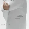 Conquer 1/4-Reißverschluss Reform Langarmshirt – Weiß