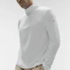 Conquer 1/4-Reißverschluss Reform Langarmshirt – Weiß