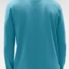 Conquer 1/4 Zip Reform Langarmshirt – Blue Breeze