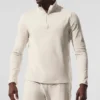 Conquer 1/4 Zip Reform Langarmshirt – Bone