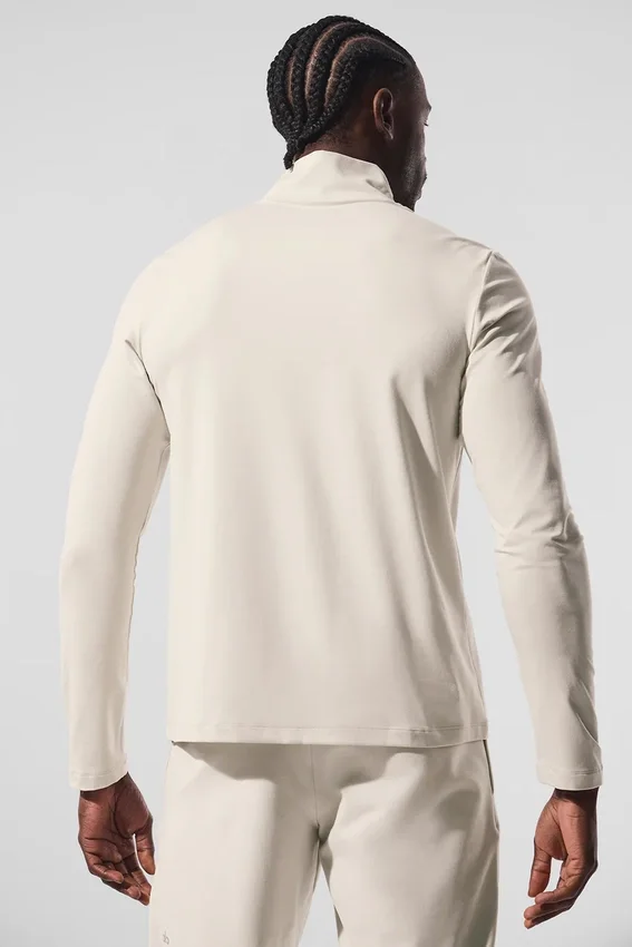 Conquer 1/4 Zip Reform Langarmshirt – Bone