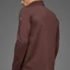 Conquer 1/4 Zip Reform Langarmshirt – Brownstone