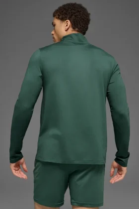 Conquer 1/4 Zip Reform Langarmshirt – Clover Green