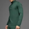 Conquer 1/4 Zip Reform Langarmshirt – Clover Green