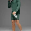 Conquer 1/4 Zip Reform Langarmshirt – Clover Green